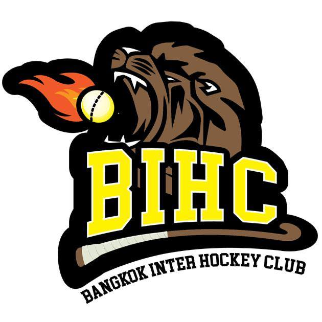 A logo for the bangkok inter hockey club