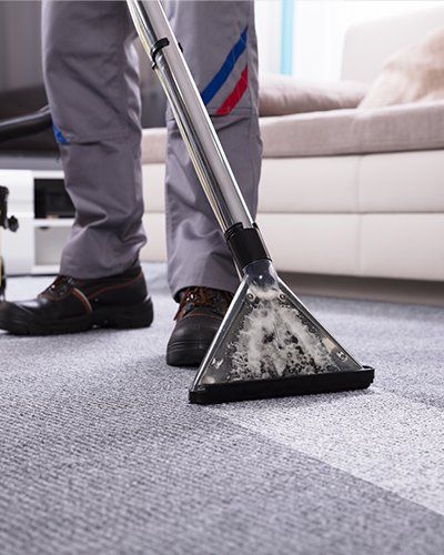 Worker Cleaning the Carpet | Finksburg, MD | Handyman On Call LLC Worker Cleaning the Carpet | Finksburg, MD | Handyman On Call LLC