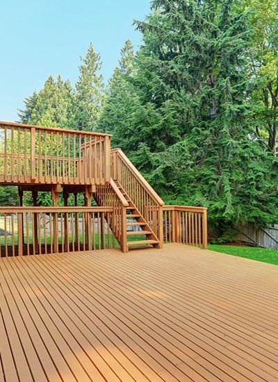 Backyard Wooden Deck | Finksburg, MD | Handyman On Call LLC