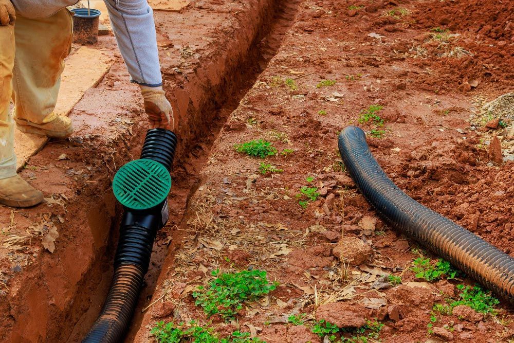 Drain line location