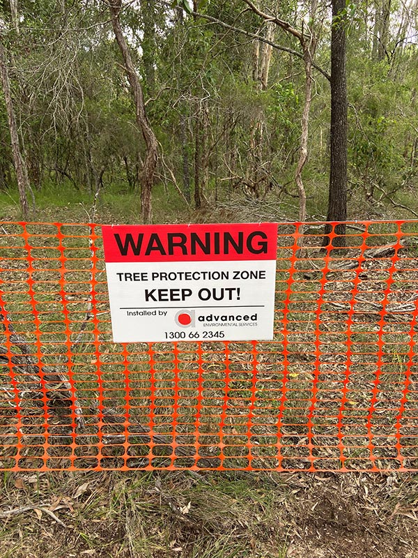 Brisbane Tree Protection Zone Fencing TPZ Fencing