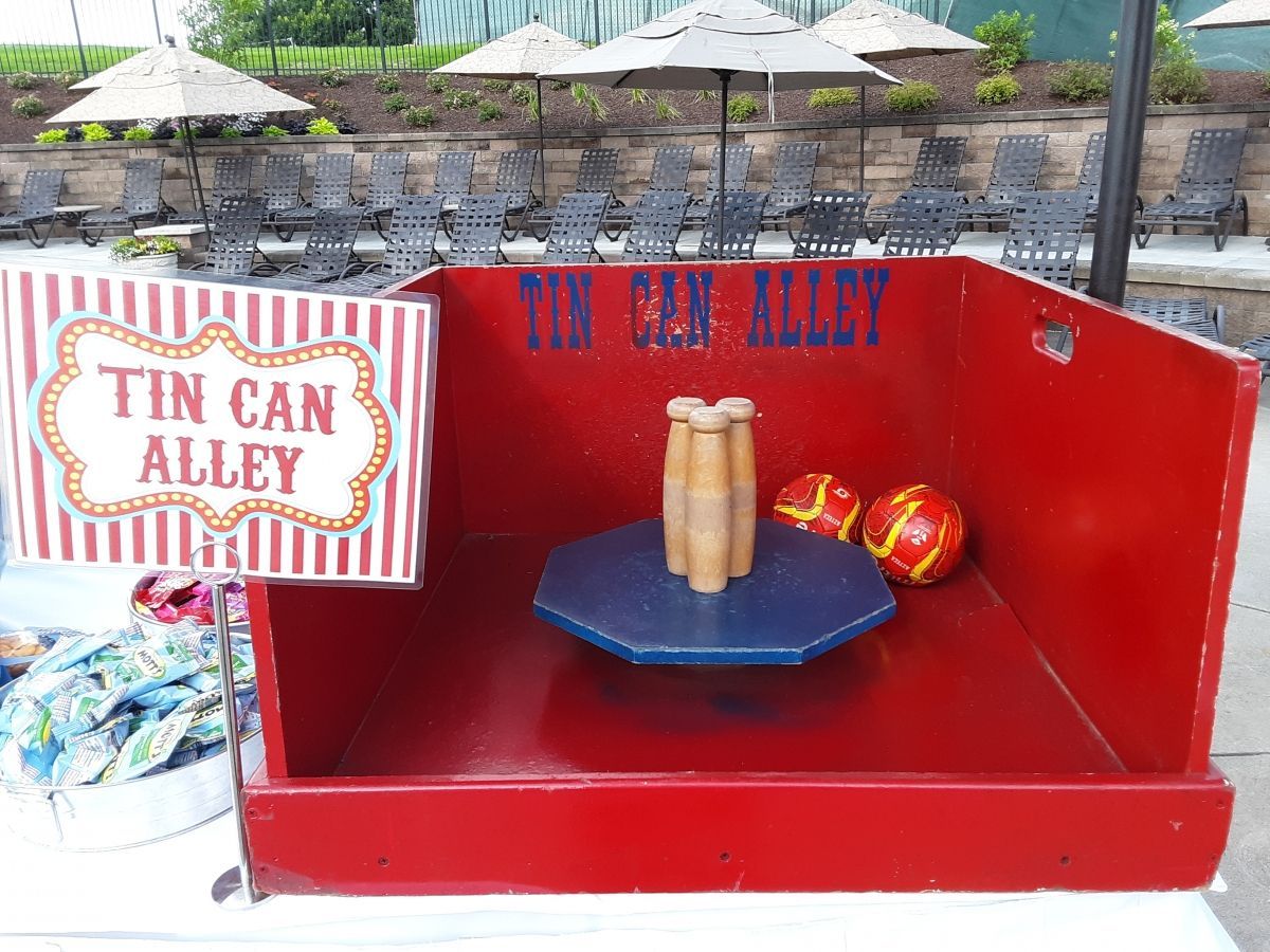 Can Alley  Carnival Game