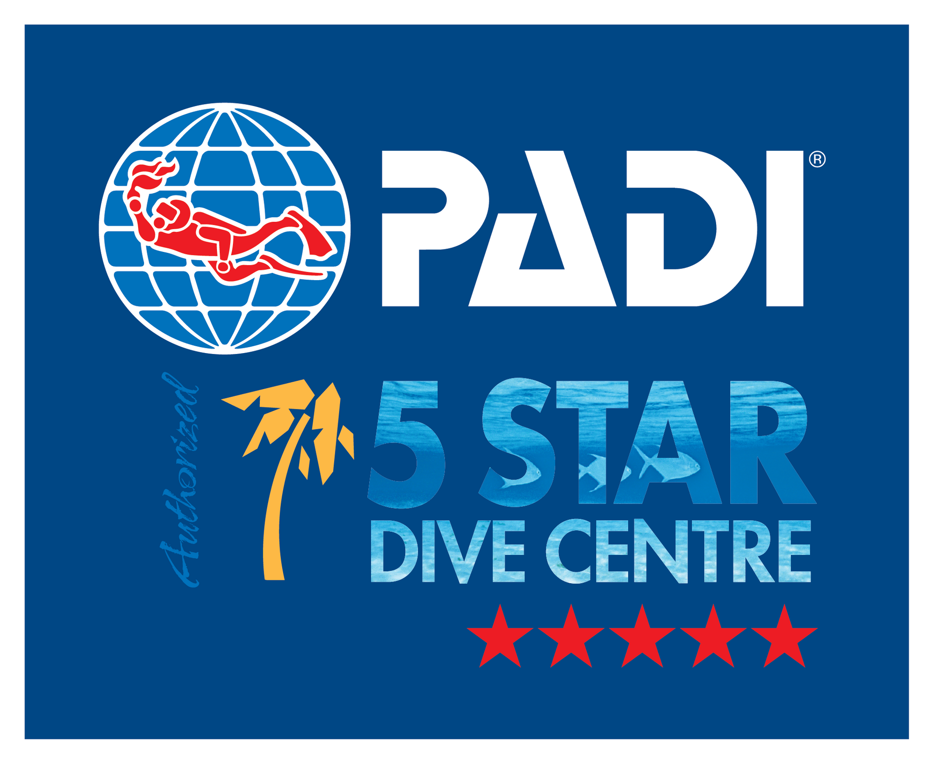 The padi logo says `` seek adventure . save the ocean . ''