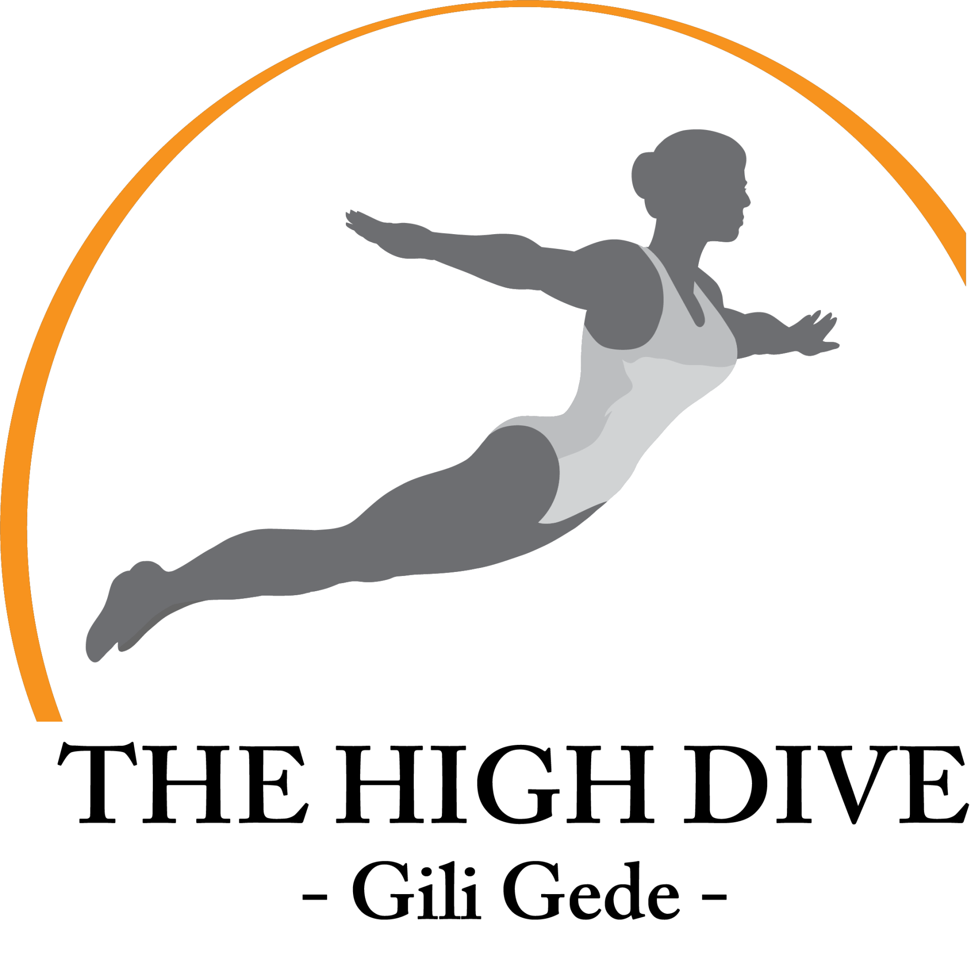 A logo for the high dive by gili gede