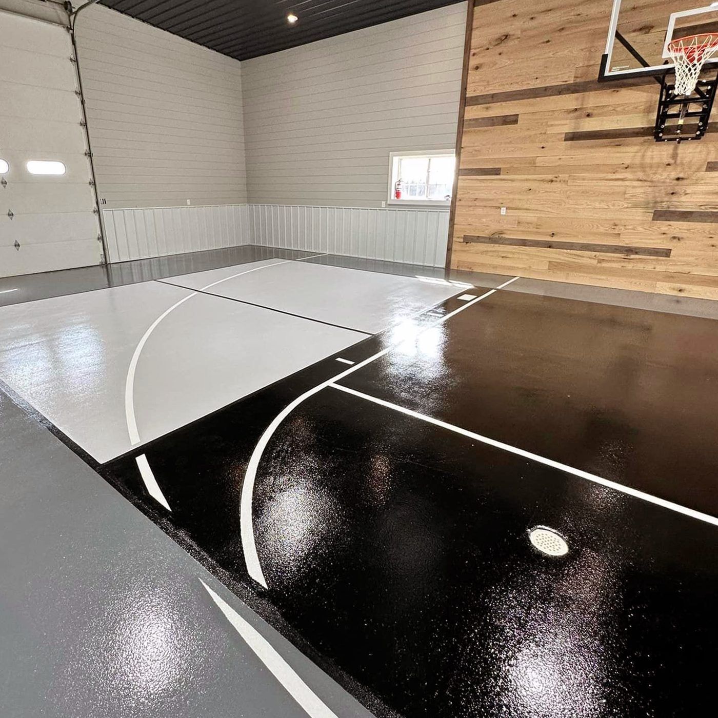 Polyurea coated floor