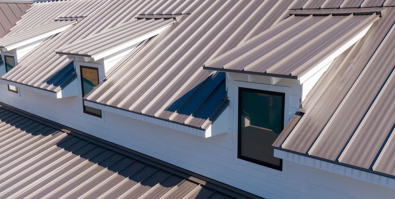 A Roof With a Lot of Windows on It — Apex Roofing Group in Brunswick Heads, NSW
