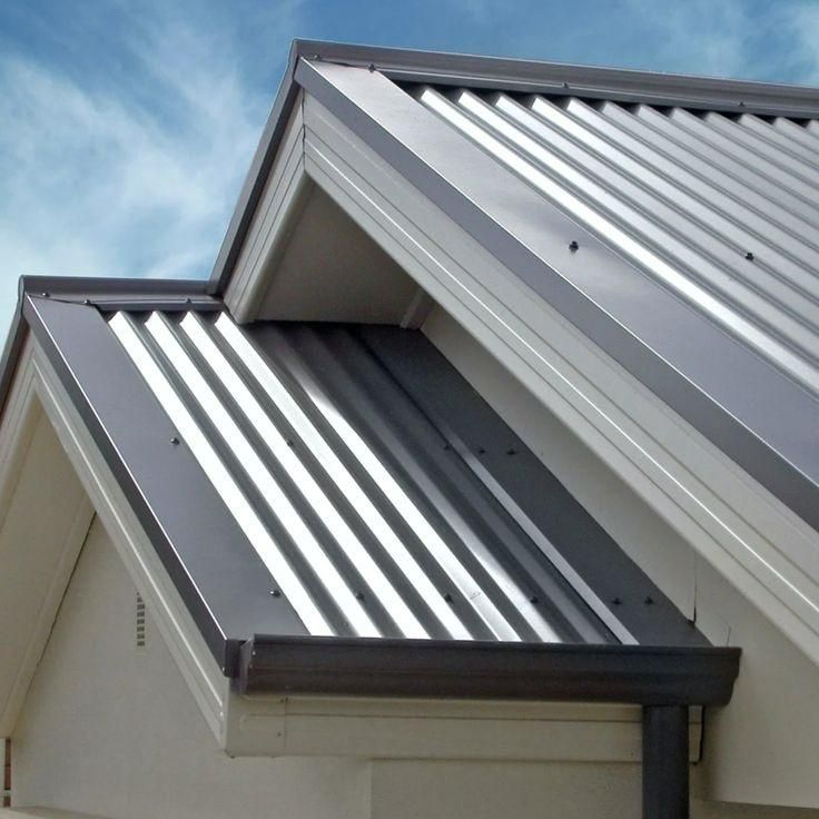 A House with A Metal Roof and A Gutter — Apex Roofing Group in Brunswick Heads, NSW