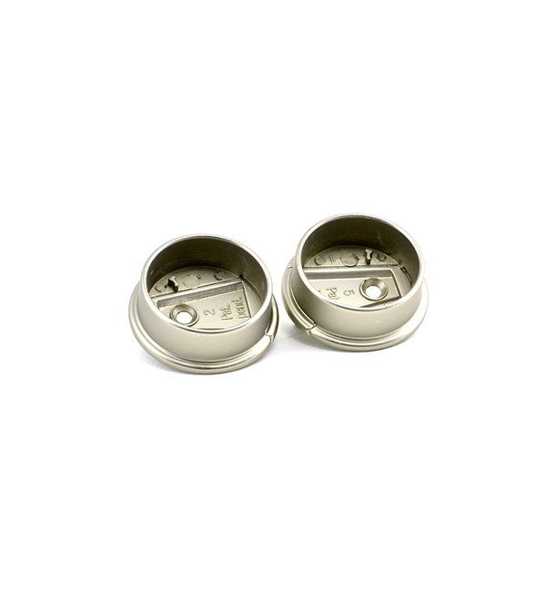 Matte Nickel Color Option for Elite Round Cups