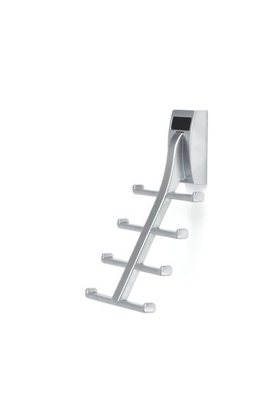 Matte Aluminum Color Option For Tie Hook Organizer