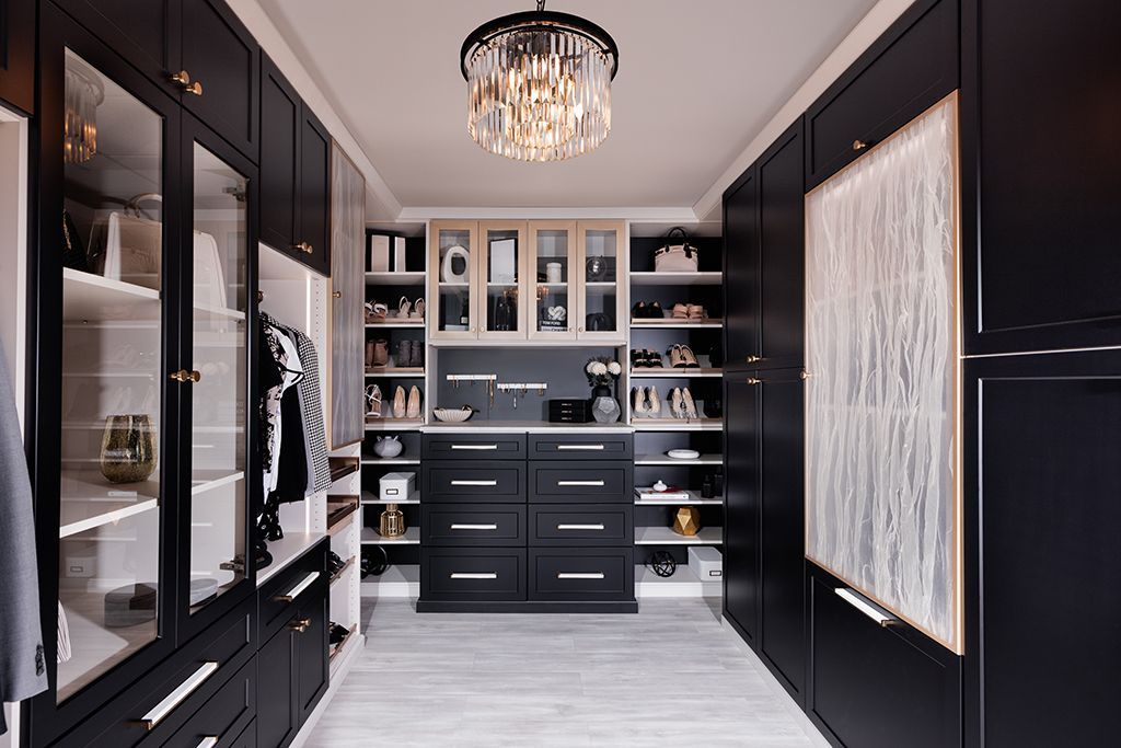 Custom Walk In Closet System Installation