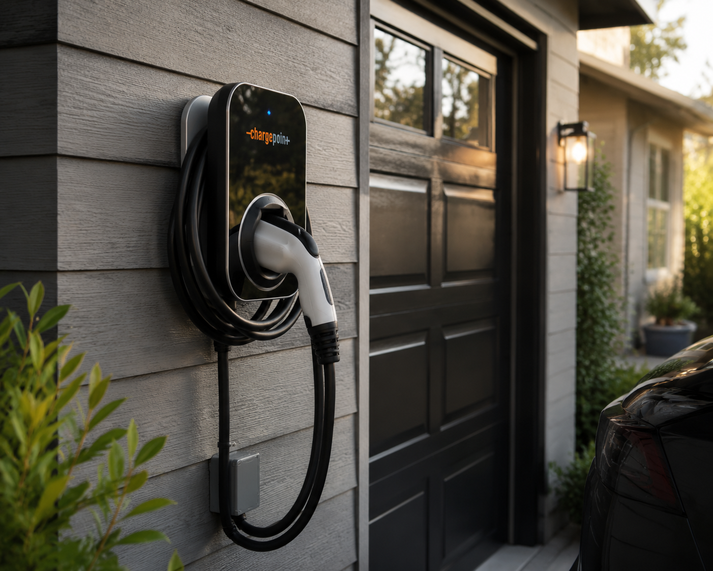Electric vehicle charger requiring electrical panel upgrade
