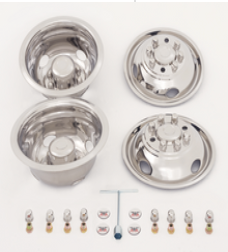 PHOENIX CHROME WHEEL SIM SET - FORD