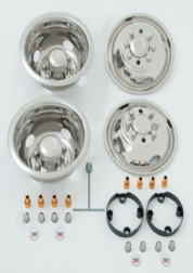 PHOENIX CHROME WHEEL SIM SET- GM