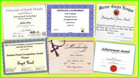 Certificates Prodcuts — Jacksonville, FL — Trophy Magic and Etch Masters