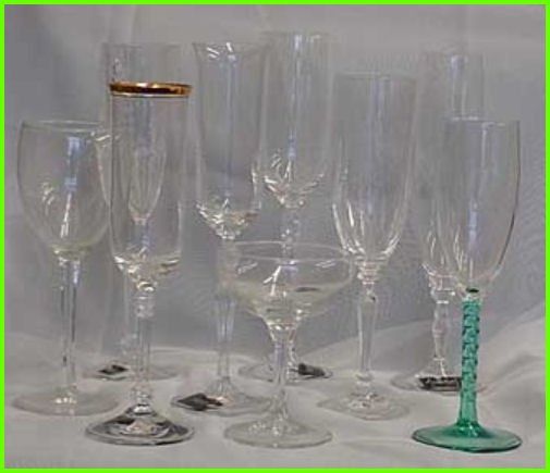 Wine And Champagne Glasses — Jacksonville, FL — Trophy Magic and Etch Masters