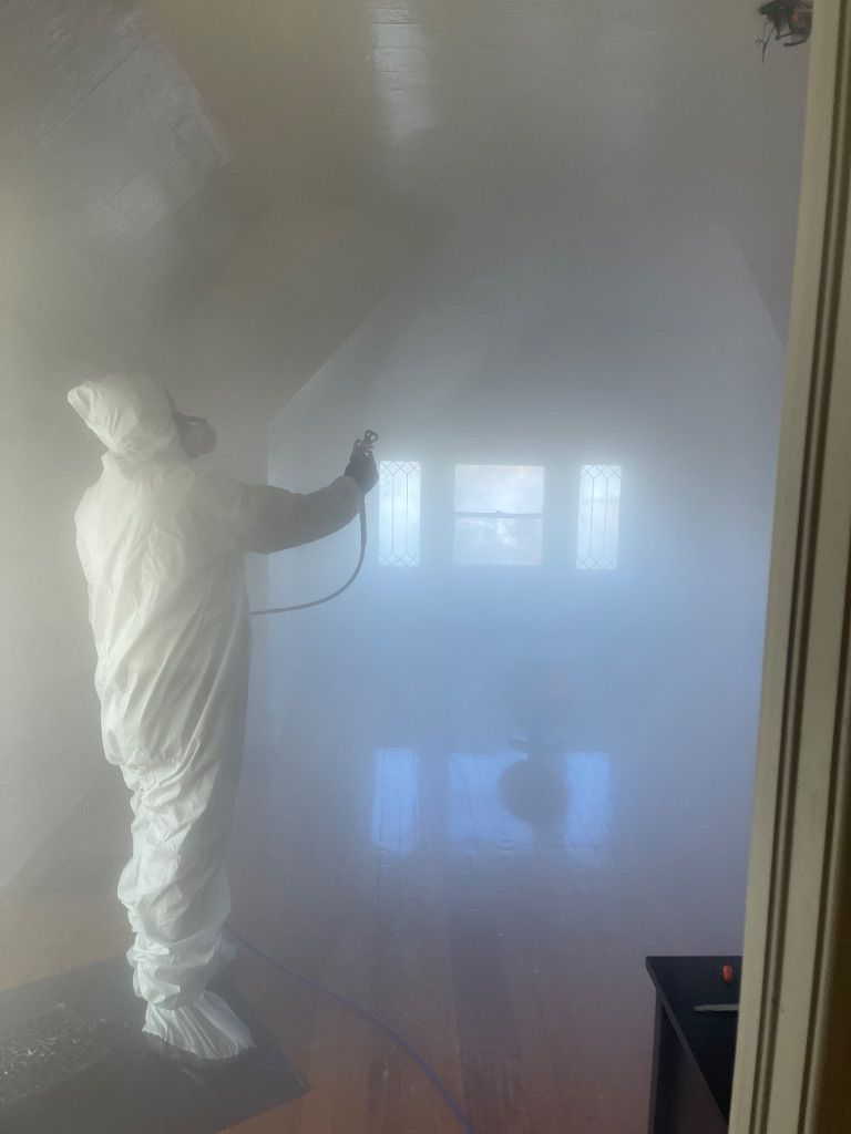 HRS Restoration Services professional in protective gear performing hazardous cleanup in Denver Colorado