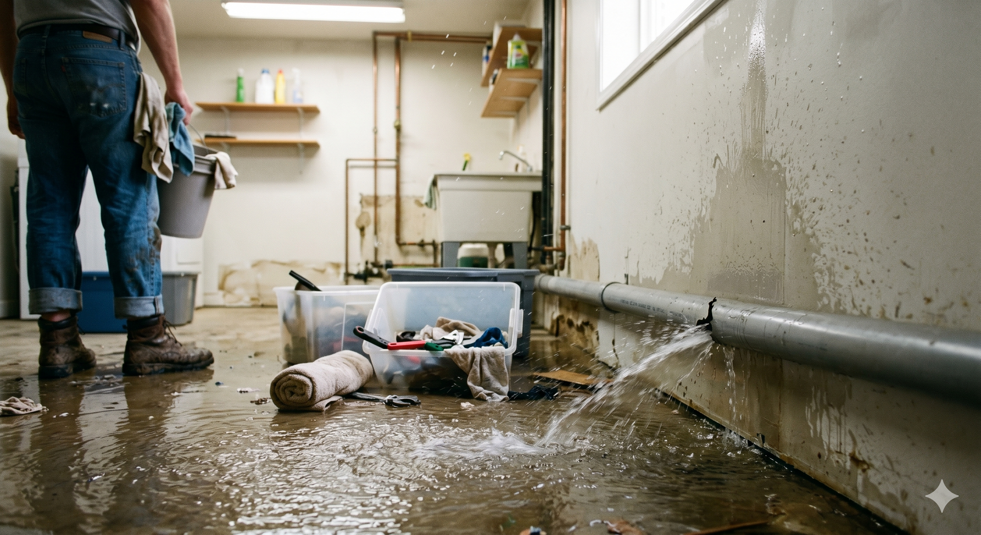 Fire damage in residential interior - HRS Restoration Services Denver