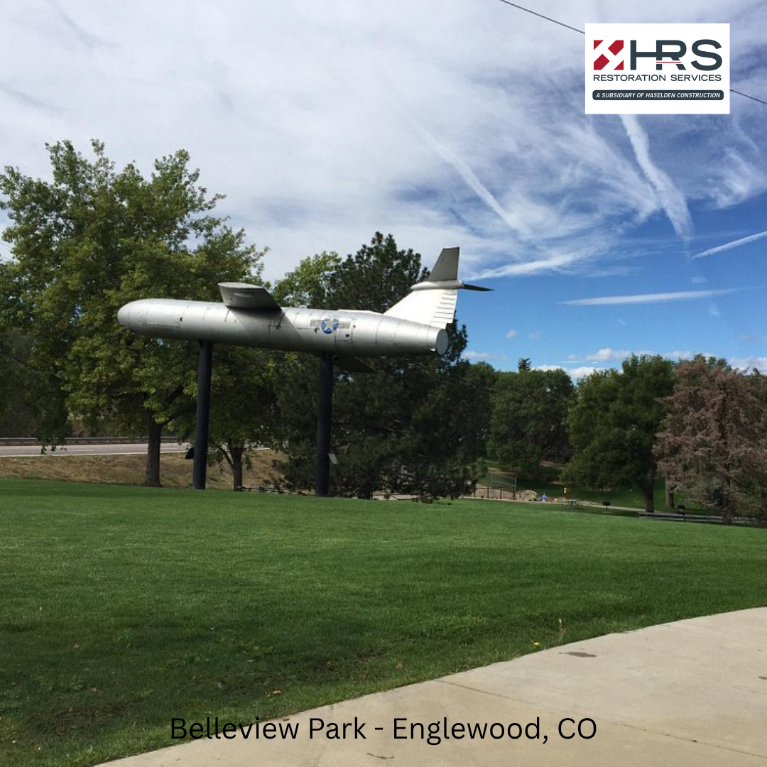 Belleview Park landmark in Englewood, Colorado