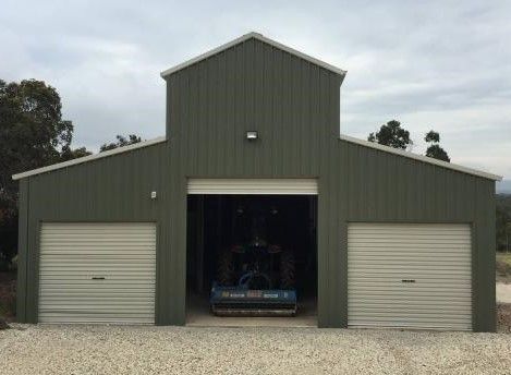 Barn Shed With Extra Tall Tower — ShedPro Constructions in Taree, NSW