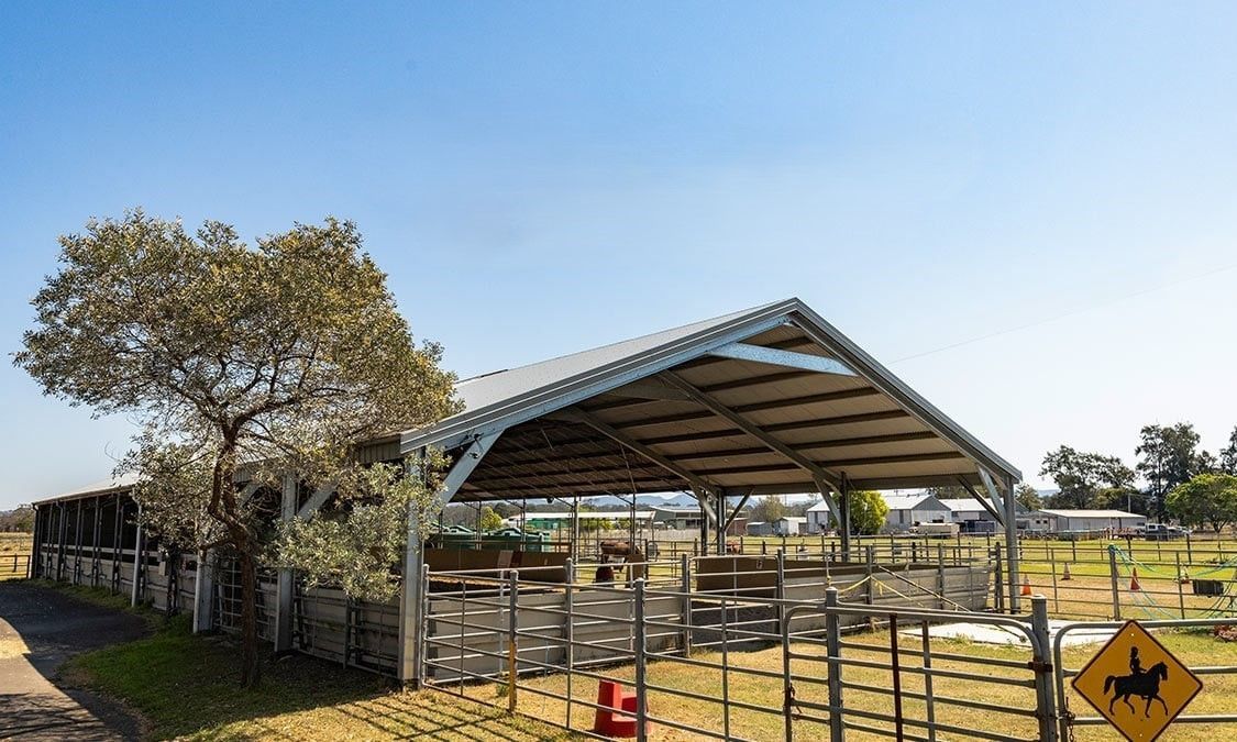Sheltered Horse Arena With Fencing — ShedPro Constructions in Darawank, NSW