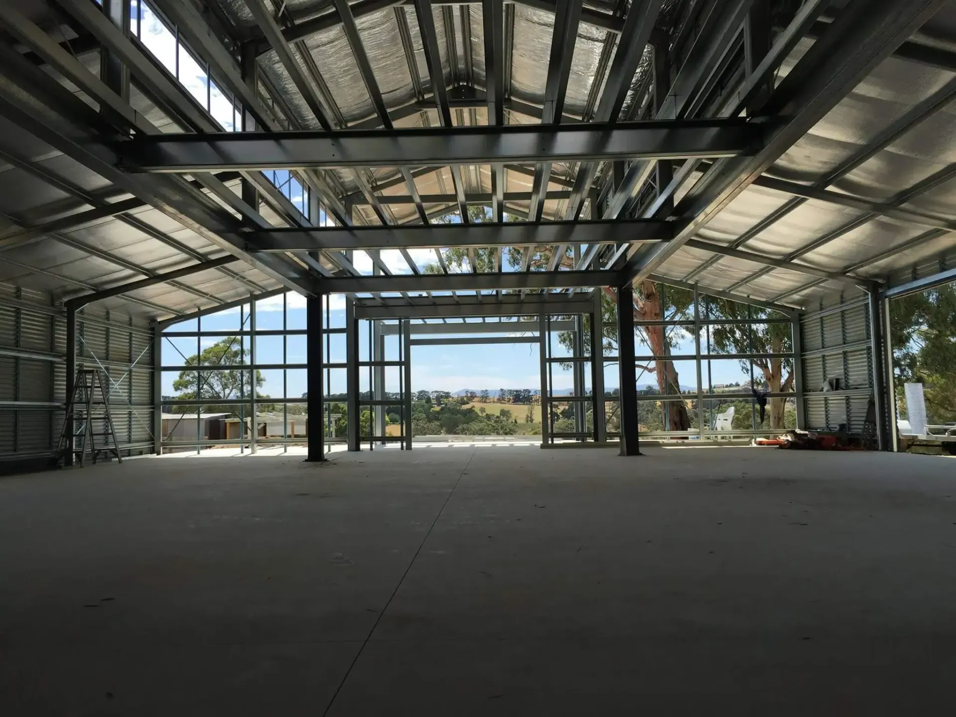 Internal Shot Of Shed Barn — ShedPro Constructions in Darawank, NSW