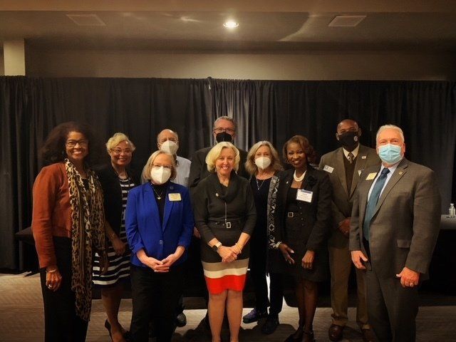 UG Officials with Legislators at Local Government Day reception.