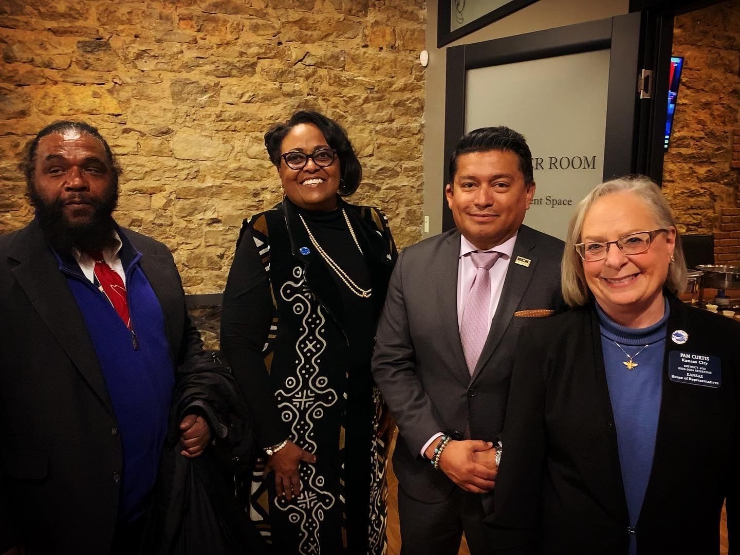 KCK Chamber Legislative Reception with Chamber President Daniel Silva, Rep Valdenia Winn & Rep Marvin Robinson