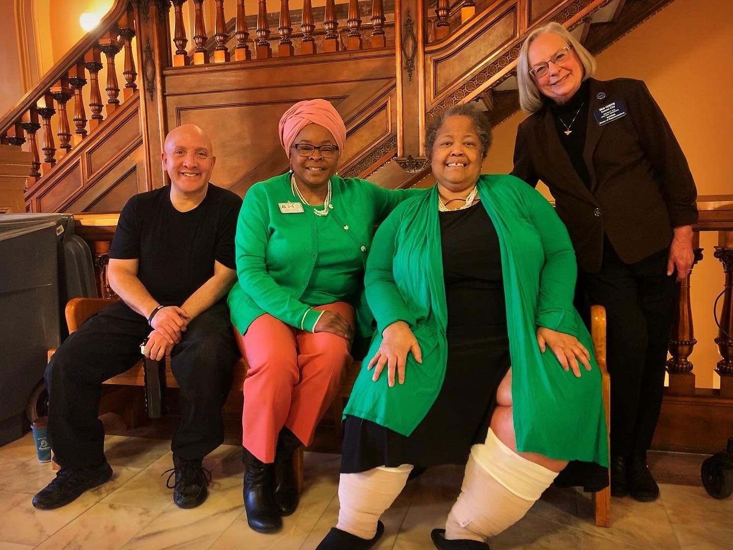 Friends from KCK at the Capitol with Alpha Kappa Alpha!