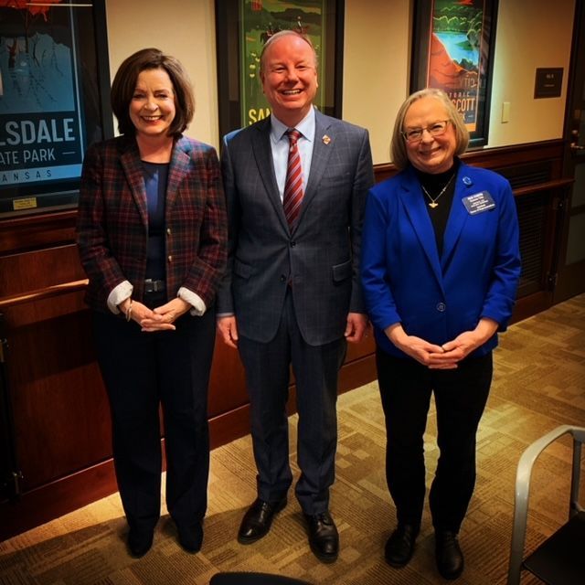 Fmr. Rep Kathy Wolfe Moore joined us in Topeka for Joe Reardon's presentation about the KC Region