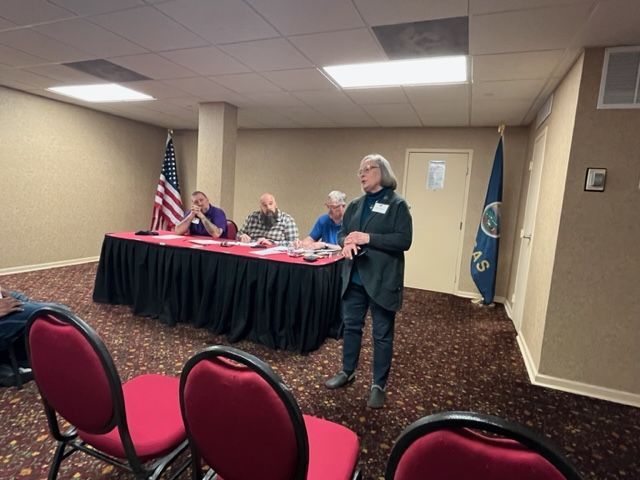 Washington Day Weekend speaking with member of the Labor Caucus