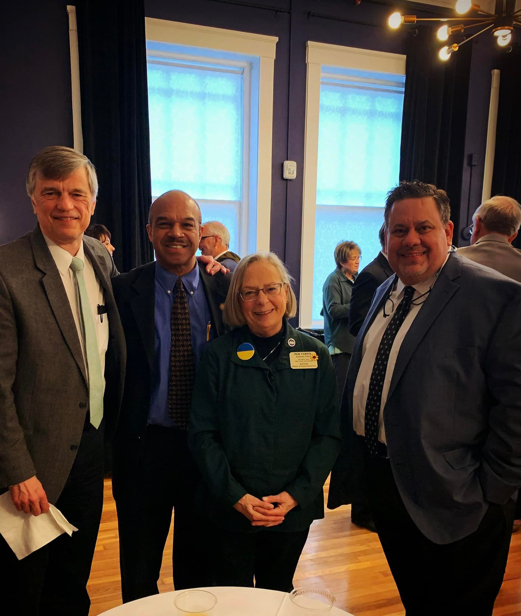 Thursday was Mental Health Advocacy Day at the Kansas Capitol. Appreciated the opportunity to visit with those at the Capitol to share information about mental health needs as well as services offered by organizations across the state. Enjoyed an insightful conversation with Senator David Haley, Randy Callstrom and Tim DeWeese particularly about housing challenges.