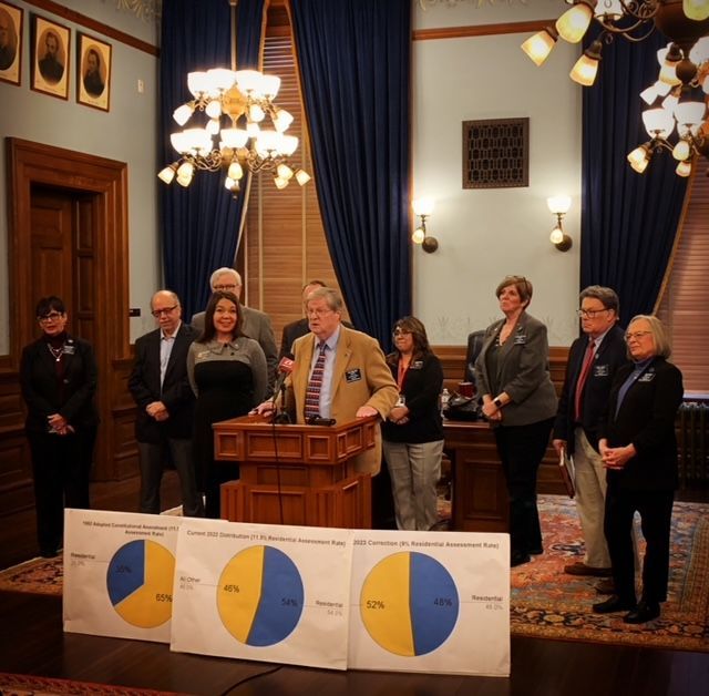 Press Conference on property tax cut proposals