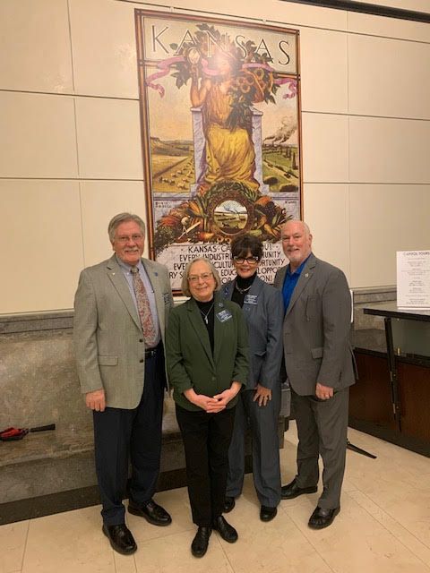 KS Community College Trustees Coffee and Donuts with Legislators Joined by Rep. Lynn Melton and Rep. Mike Thompson