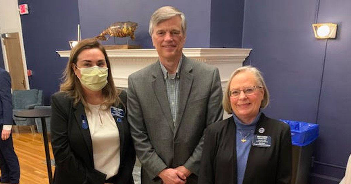Kansas Association of Community Mental Health Centers with Rep. Melissa Oropeza and  Randy Callstrom, President/CEO, Wyandot Behavioral Health Network, Inc.
