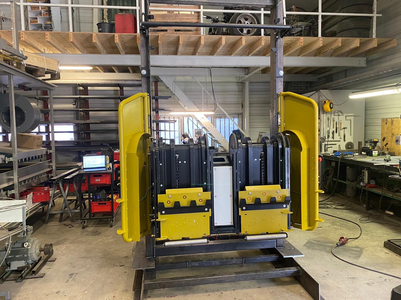 BAS E-LIFTER in opbouw