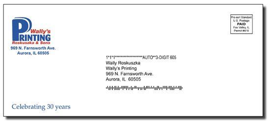 Sample Mailing Information — Aurora, IL — Wally’s Printing Sample Mailing Information — Aurora, IL — Wally’s Printing
