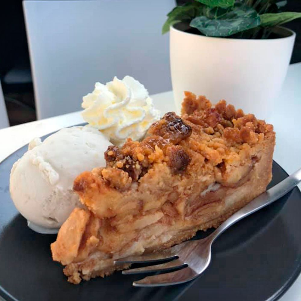 appeltaart café Tante Pietje Den oever