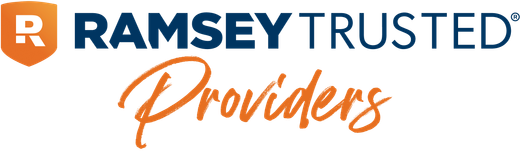 Ramsey Trusted Providers logo in orange and blue on white background