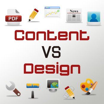 Content vs design graphic