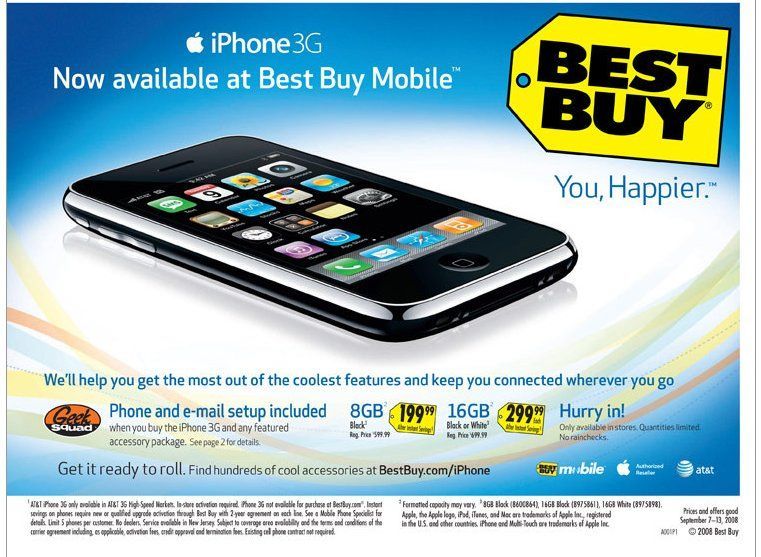 Best Buy iPhone ad