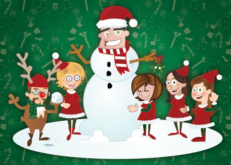 Productive I.T. December team illustration