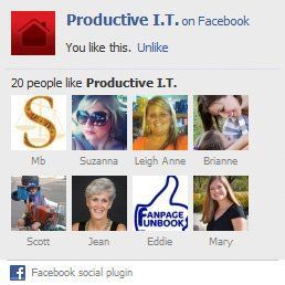 Facebook Like widget example