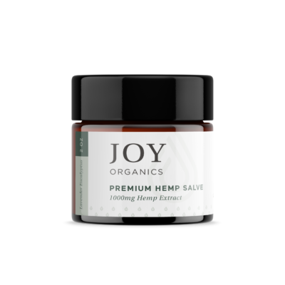 Joy Organics salve jar 2oz 1000mg