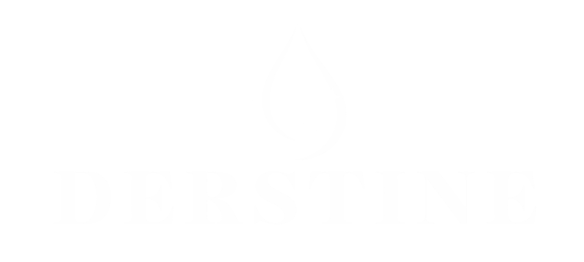 Derstine Water Purification Logo in White Font Color