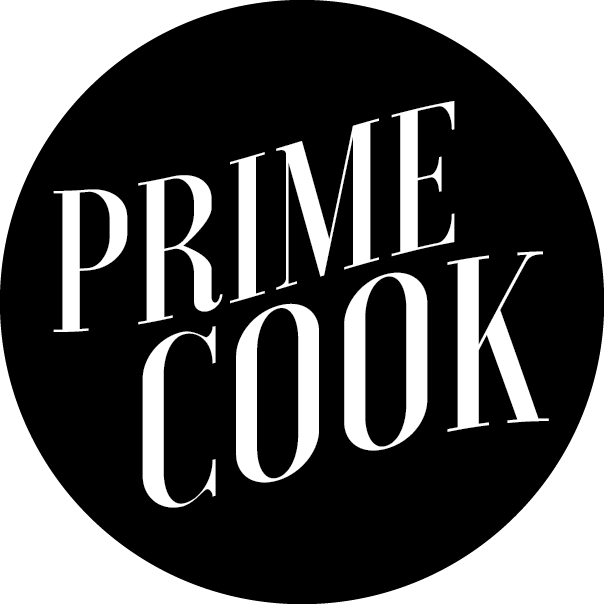 O logotipo do cozinheiro principal está em um círculo preto.