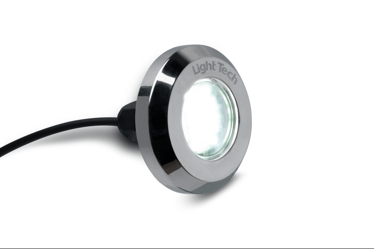 Foto de produto cromado Uma luz que tem a palavra light tech