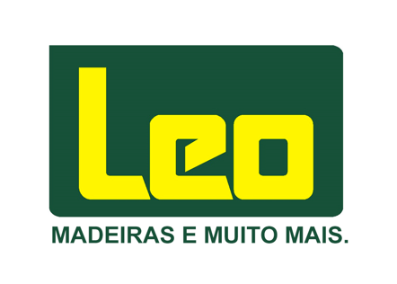 Leo Madeiras logo with yellow text on a dark green background. Text below reads