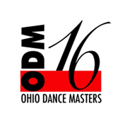 Logo for Ohio Dance Masters '16. Black text 