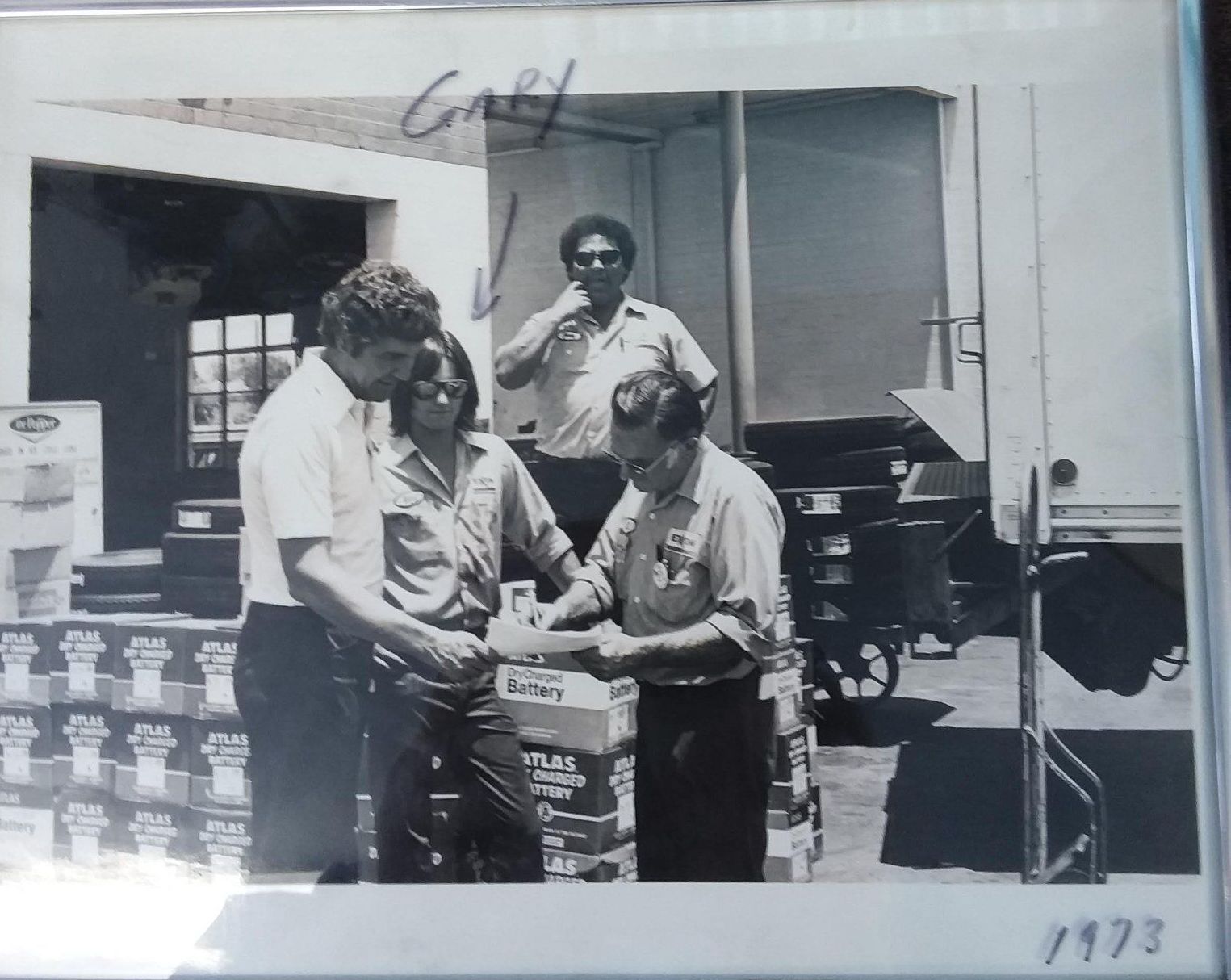 A black and white photo with the year 1993 on the bottom