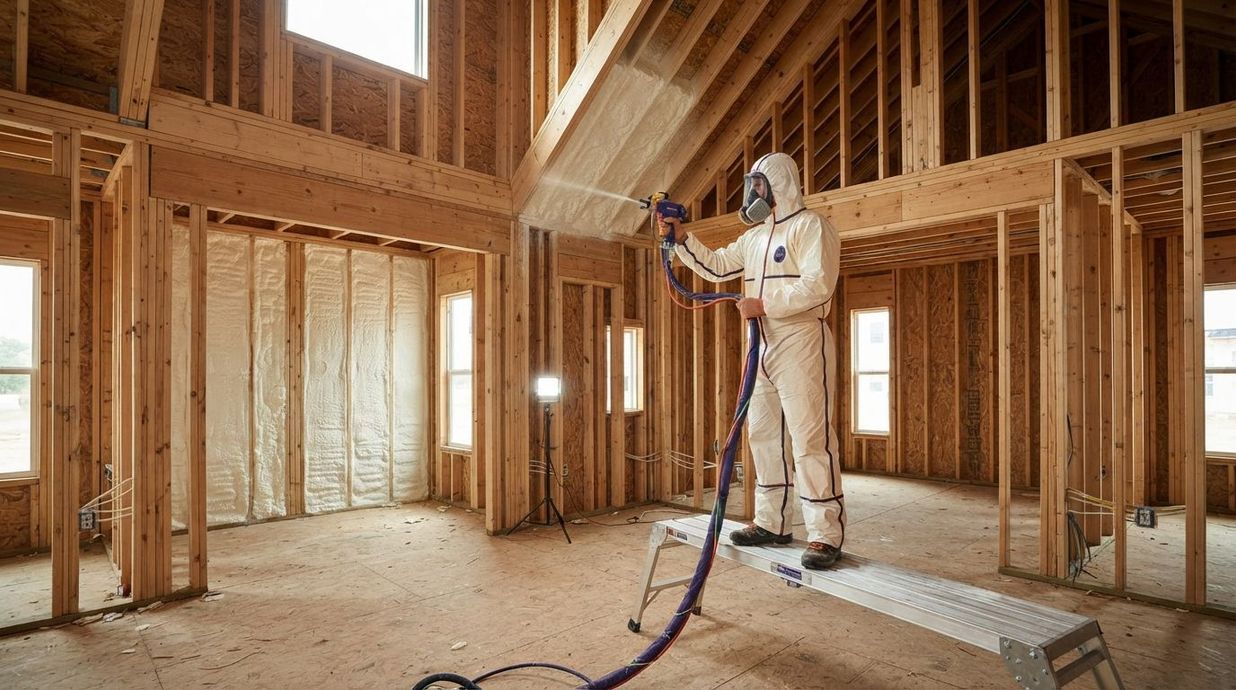 Spray foam installation conditions affecting insulation costs in Temple Texas